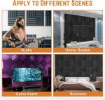 12-Pack High-Density Soundproofing Foam Panels