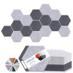 Mollywell Hexagon Soundproof Acoustic Wall Panels