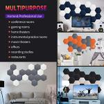 Mollywell Hexagon Soundproof Acoustic Wall Panels