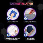 Mollywell Hexagon Soundproof Acoustic Wall Panels