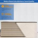 5 Pack Self-Adhesive Acoustic Wall Panels