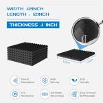 56 Pack Sound Proof Foam Panels - 1" x 12" x 12