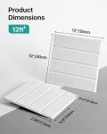 12 Pack Self-Adhesive Soundproof Foam Panels