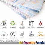 Ruonin.X 6 Pack Sound Absorbing Wall Panels