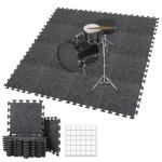 Thick Sound Absorbing Floor Mats - 16 Pack