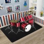 Non-Slip Drum Mat Rug for Soundproofing