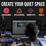 Sound-Dampening Blanket for Doors and Windows