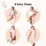 Organic Baby Swaddle Sleep Sacks - 3 Pack