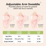 Organic Baby Swaddle Sleep Sacks - 3 Pack