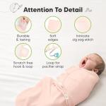Organic Baby Swaddle Sleep Sacks - 3 Pack