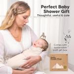 Organic Baby Swaddle Sleep Sacks - 3 Pack
