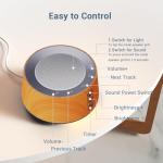 BGOVERSS White Noise Machine with Night Light