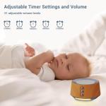 BGOVERSS White Noise Machine with Night Light