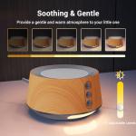 BGOVERSS White Noise Machine with Night Light
