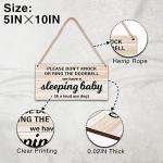 Do Not Disturb Baby Sleep Sign - Rustic Decor