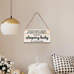 Do Not Disturb Baby Sleep Sign - Rustic Decor