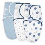 Organic Cotton Baby Swaddle Sleep Sacks - 3-Pack