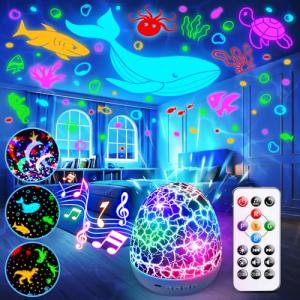 Baby Sound Machine and Night Light Projector