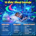 Baby Sound Machine and Night Light Projector