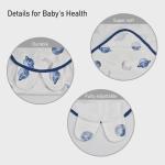 Organic Cotton Baby Swaddle Sleep Sacks - 3-Pack