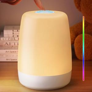 Vicsoon RGB Touch Bedside Night Light for Kids