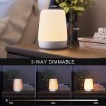 Vicsoon RGB Touch Bedside Night Light for Kids
