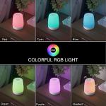 Vicsoon RGB Touch Bedside Night Light for Kids
