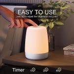 Vicsoon RGB Touch Bedside Night Light for Kids