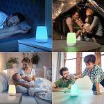 Vicsoon RGB Touch Bedside Night Light for Kids