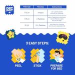 Sleepy Patch Stickers for Kids - 24 Pack