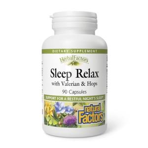 Natural Factors Sleep Relax Formula - 90 Capsules