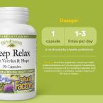 Natural Factors Sleep Relax Formula - 90 Capsules