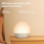 Wake Up Light Alarm Clock with White Noise