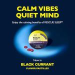Bach Rescue Sleep Pastilles - Black Currant Flavor