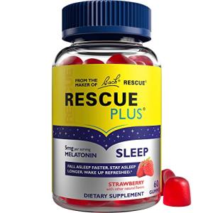 Bach Melatonin Sleep Gummies, Strawberry Flavor, 60 Count