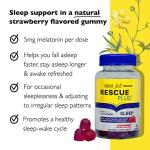 Bach Melatonin Sleep Gummies, Strawberry Flavor, 60 Count