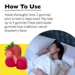 Bach Melatonin Sleep Gummies, Strawberry Flavor, 60 Count