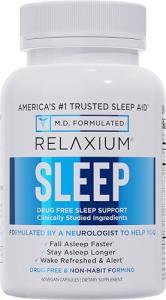Relaxium Sleep Aid: 5mg Melatonin & Natural Support