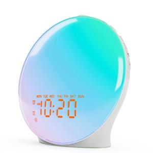 Sunrise Alarm Clock with Bluetooth Speaker & Soothing Sounds