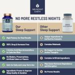 Natural Sleep Support Supplement for Deep Sleep 60ct