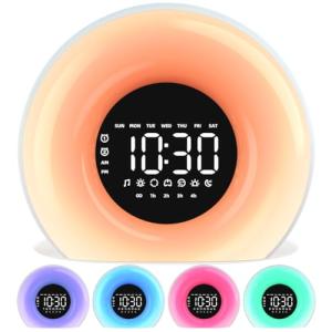 Sunrise Alarm Clock with Nature Sounds and Colors