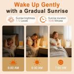 White Noise Sound Machine with Sunrise Alarm Clock