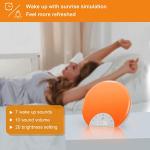 Sunrise Alarm Clock with Nature Sounds and Night Light