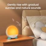 Sunrise Alarm Clock with Dual Alarms and Night Light