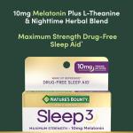 Nature's Bounty Sleep3 Melatonin with L-Theanine