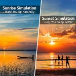 Sunrise Alarm Clock with Nature Sounds and Colors