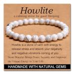 Howlite Crystal Bracelet for Better Sleep