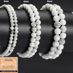 Howlite Crystal Bracelet for Better Sleep