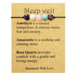 Healing Crystal Bracelet for Anxiety Relief and Protection