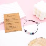 Healing Crystal Bracelet for Anxiety Relief and Protection
